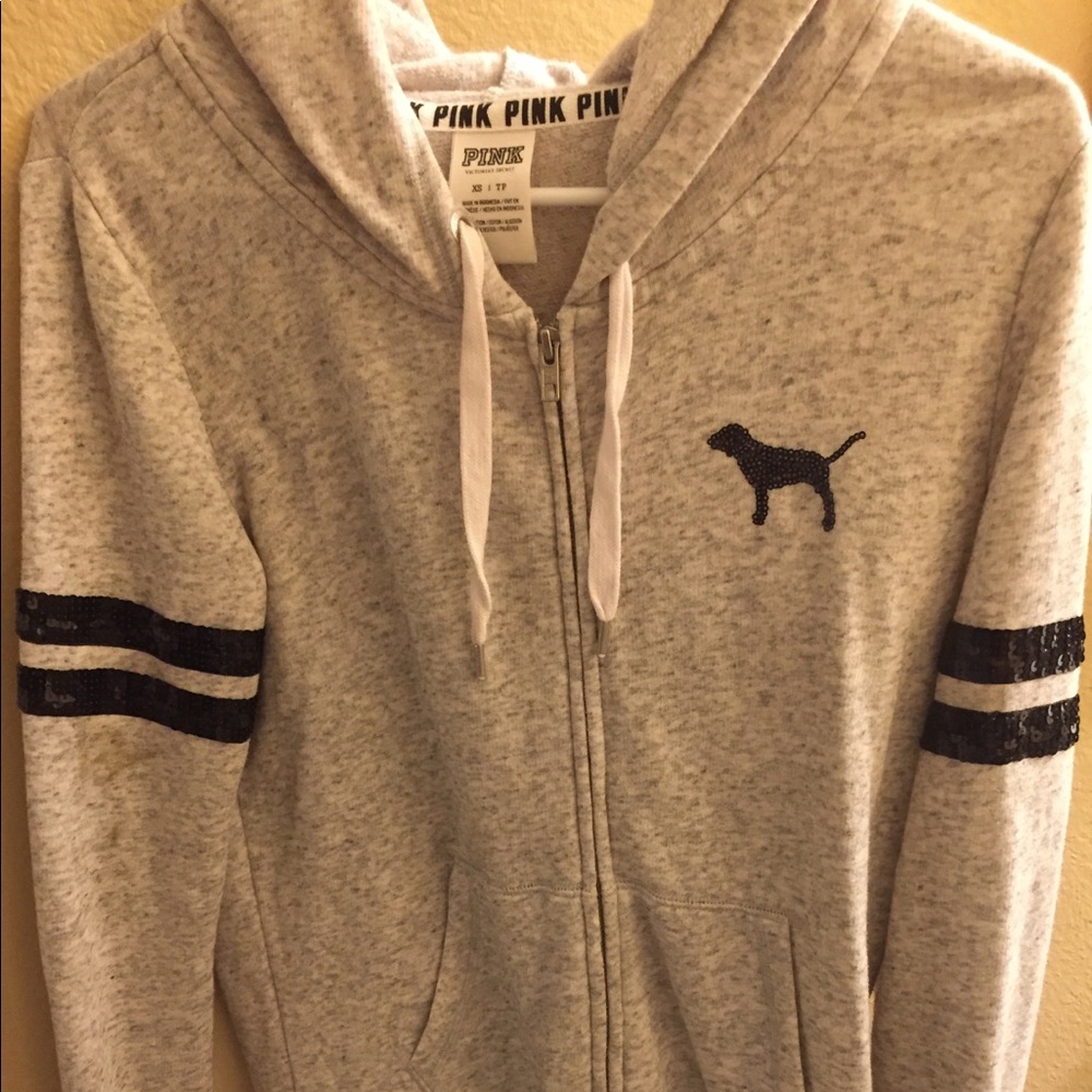 Pink jacket with sequins